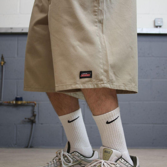 Baggy Dickies shorts carpenter khaki Twill chino skater style shorts wide long leg