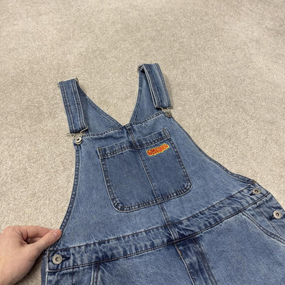 Empyre baggy dungarees y2k denim overalls blue Vintage workwear bib & brace utility