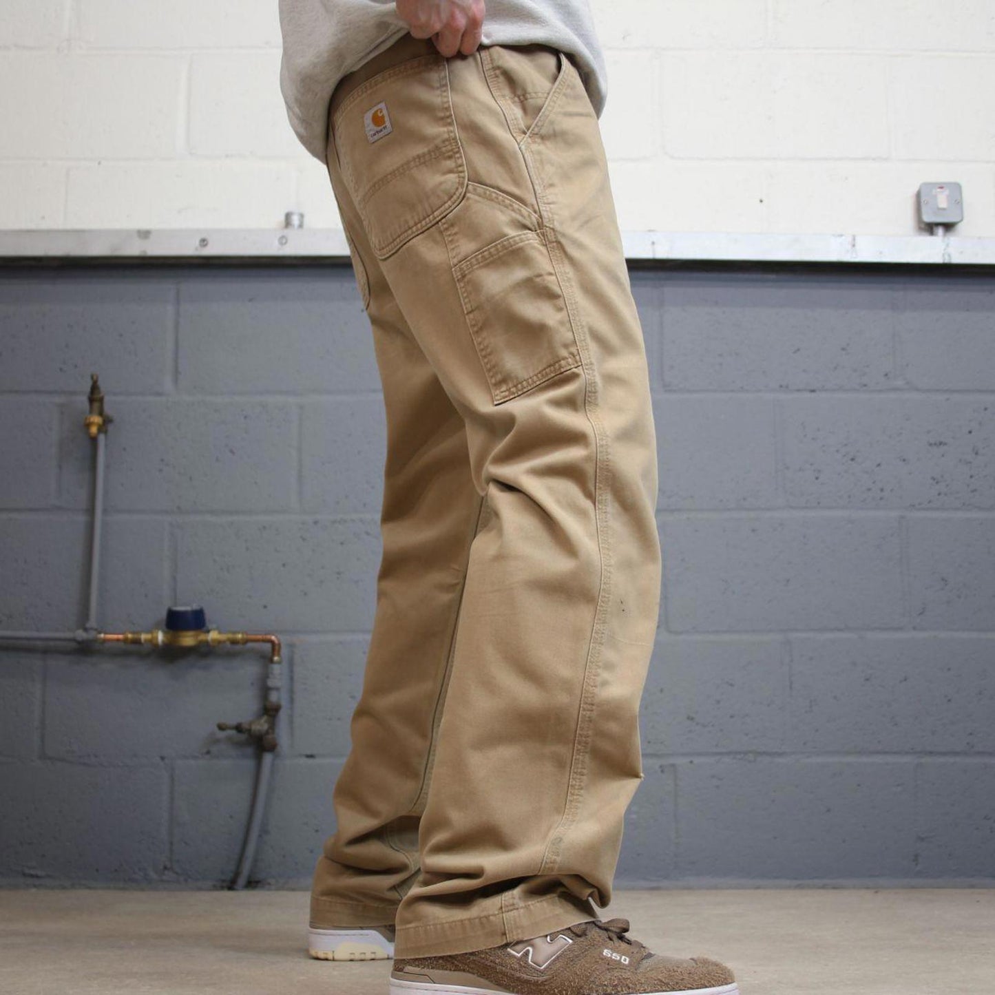 Carhartt carpenter pants W36L32 tan relaxed 90s style cargos