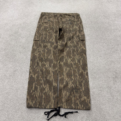 Realtree mossy oak camo cargo pants Y2K khaki waxy camouflage pattern cargo hunting style trousers