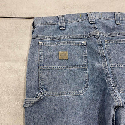 Baggy Lee carpenter jeans W36L30 blue denim loose wide leg y2k style cargo trousers