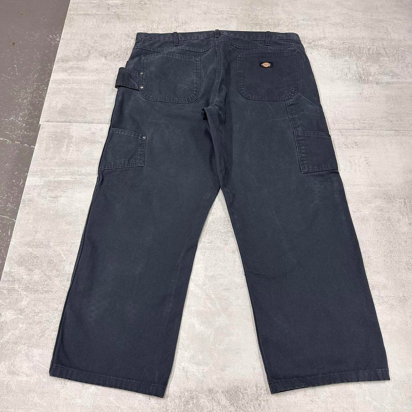 Navy Dickies carpenter jeans W40 L28 loose thick canvas skater style cargos