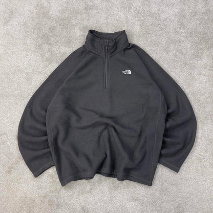 Y2K The North Face technical fleece XL grey men’s 1/4 zip
