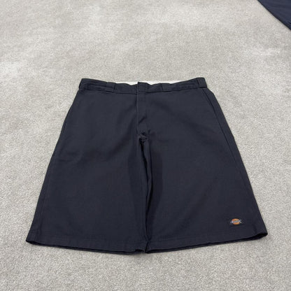 Dickies chino shorts carpenter black Chino style skater shorts long loose leg festival