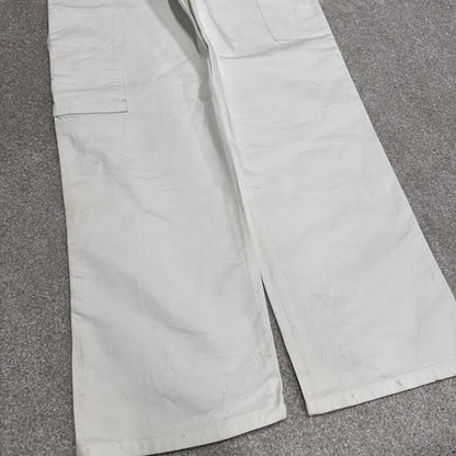 Dickies y2k carpenter pants white painters cargos W32L30 skater style workwear