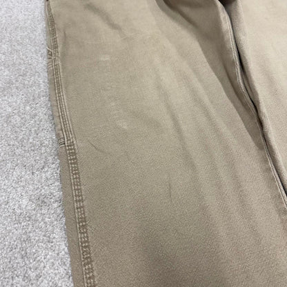 Vintage Wrangler carpenter skate pants W40L34 khaki grey loose workwear cargo jeans
