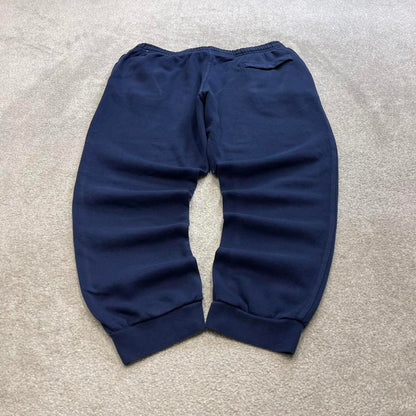 Navy Nike joggers XXL y2k 00s style sweatpants Swoosh logo gym wear track pants