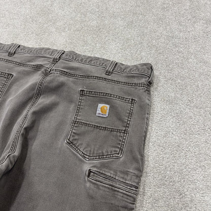 Carhartt carpenter pants relaxed y2k faded brown Loose straight leg skater style workwear pants