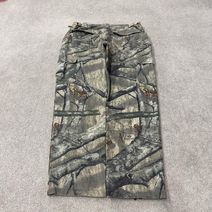 Vintage camo cargo pants y2k utility khaki Browning Mossy Oak camouflage hunting cargos