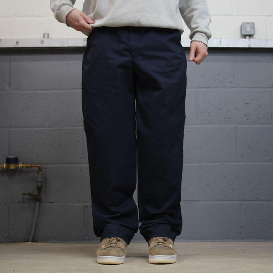 Vintage chino work pants skater navy Red Kap loose original twill skate style trousers
