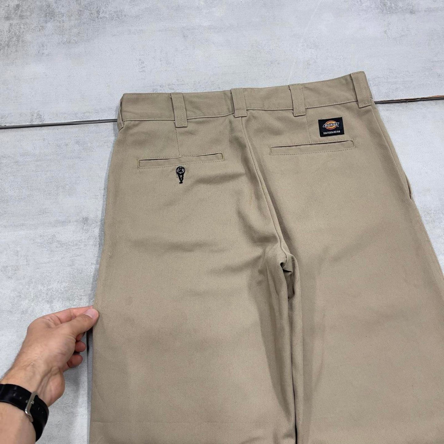 Dickies Skateboarding Pants W32L30 khaki twill chino 90s style skater pants