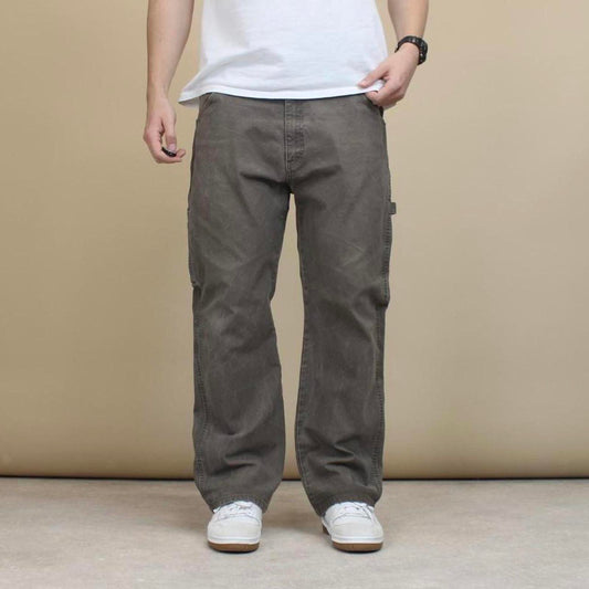 Khaki Dickies carpenter jeans W38L28 canvas cargo skate style pants