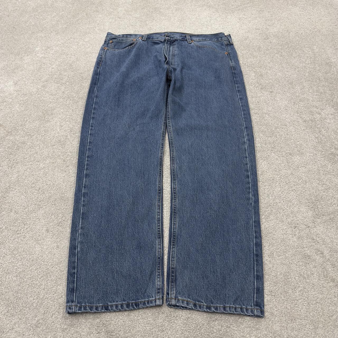 Levi’s 505 jeans y2k W40L30 blue straight leg denim pants red tab logo