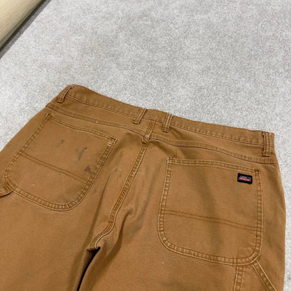 Dickies carpenter pants tan cargos W38L30 90s skater style workwear cargo pants