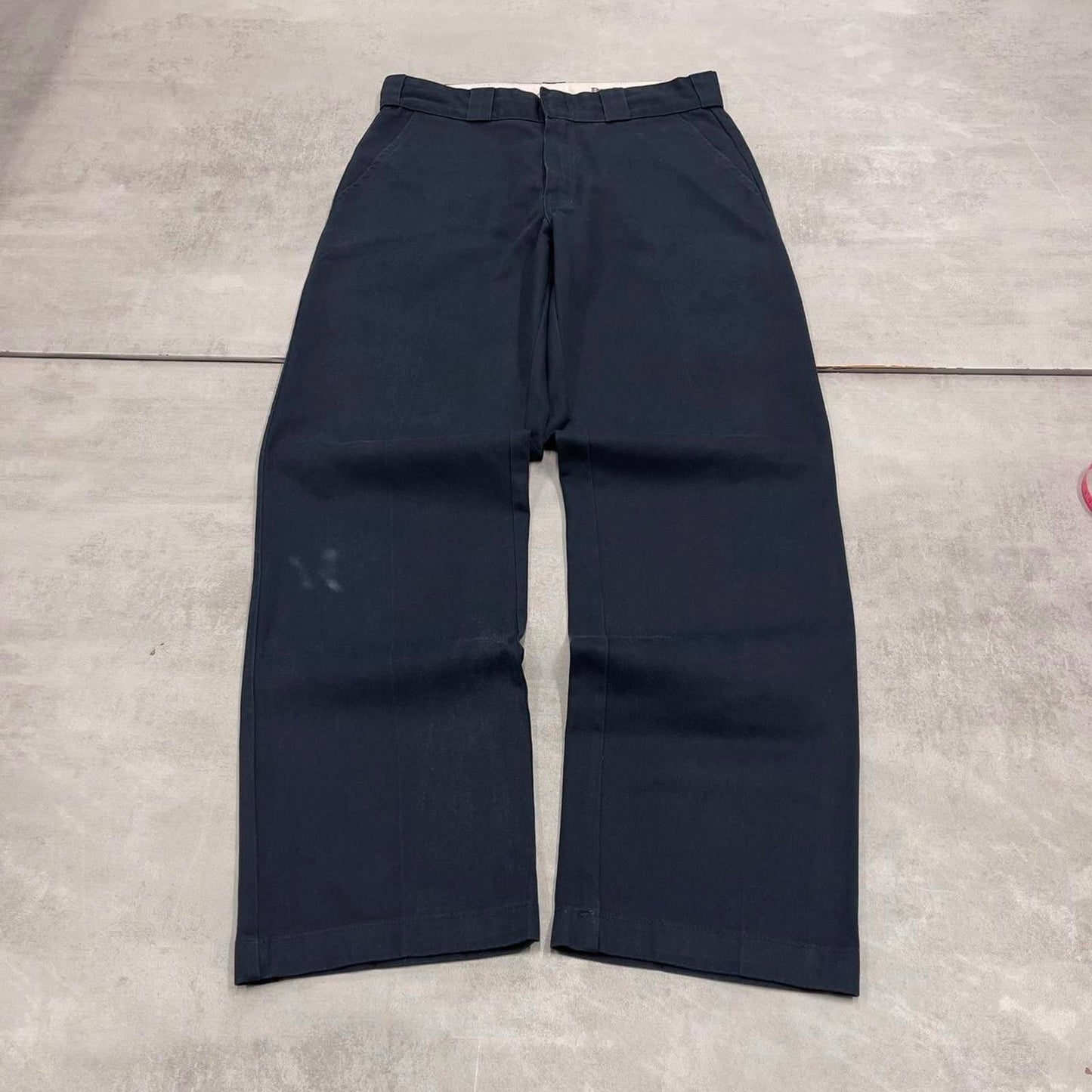 Dickies 874 Pants W32L32 navy original fit twill chino 90s style skater pants
