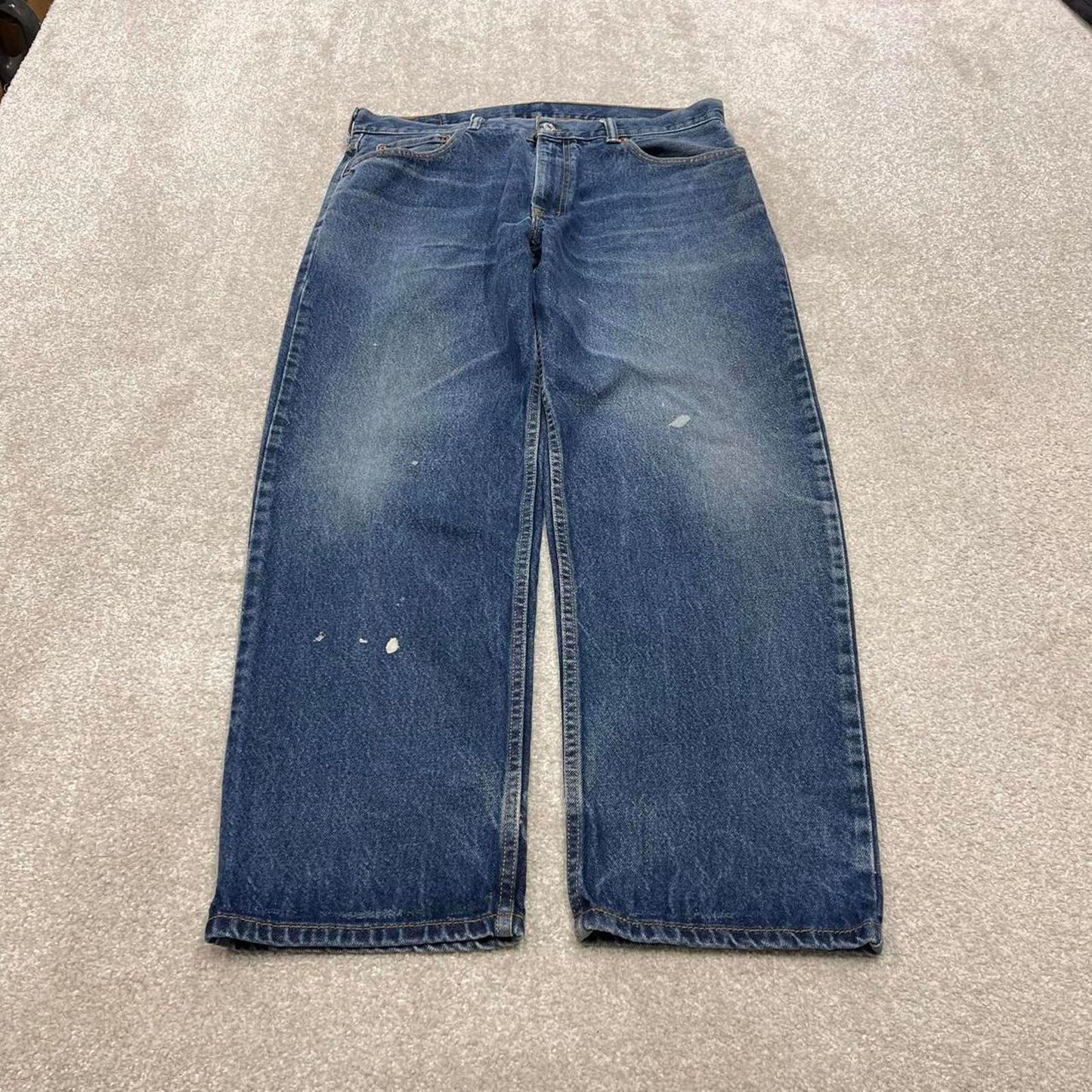 Y2K Levi’s 550 jeans loose fit blue Loose relaxed fit denim pants red tab logo