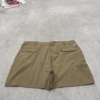 Carhartt cargo shorts loose khaki Canvasy relaxed fit skate style shorts