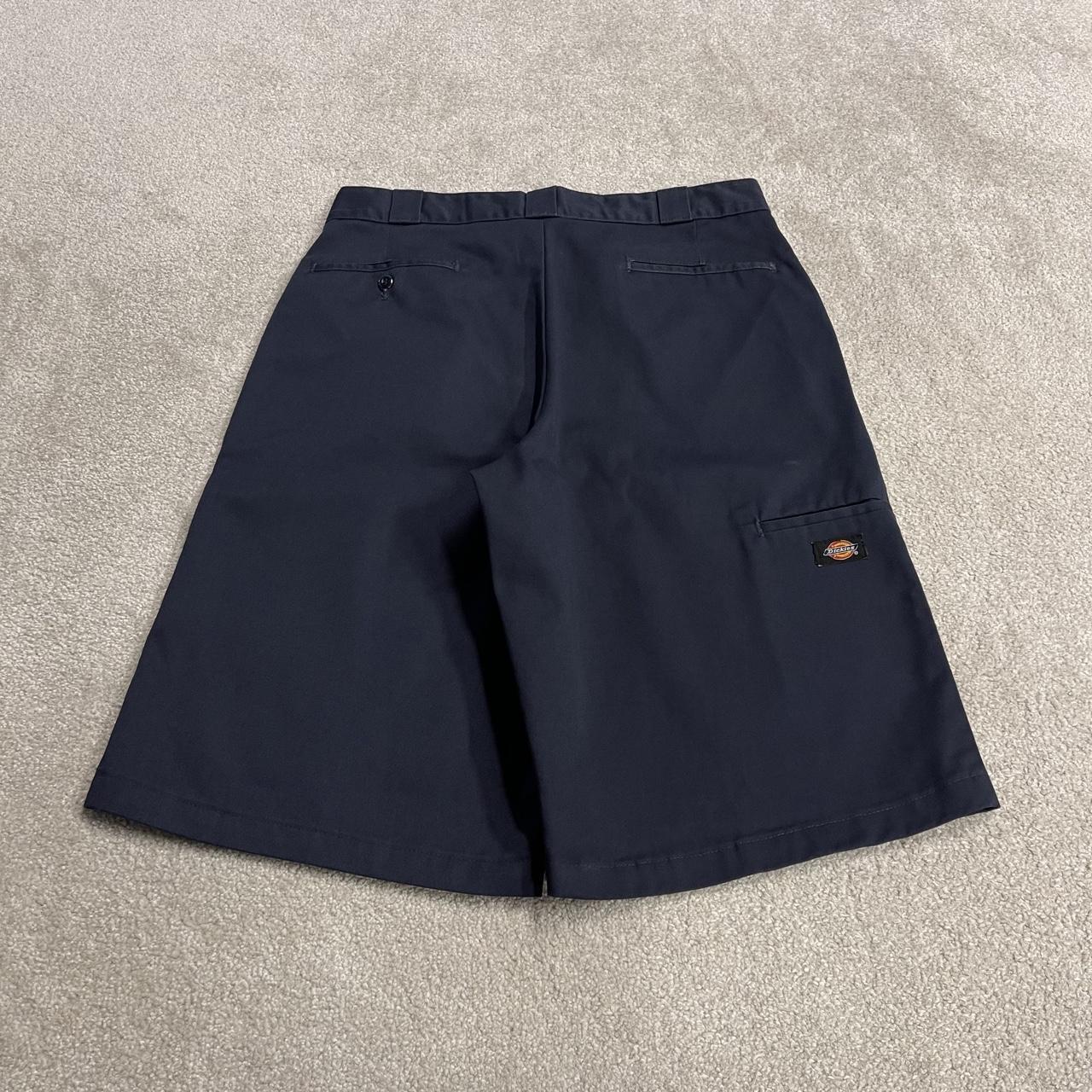Baggy Dickies chino shorts carpenter navy Loose long leg skater / surf style summer shorts