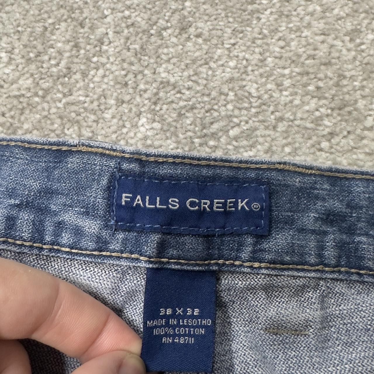 Denim carpenter jeans y2k loose W38L32 blue Falls Creek wide leg skater style work cargos