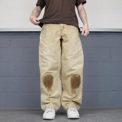Baggy Carhartt carpenter jeans W32L32 90s style thick canvas wide leg