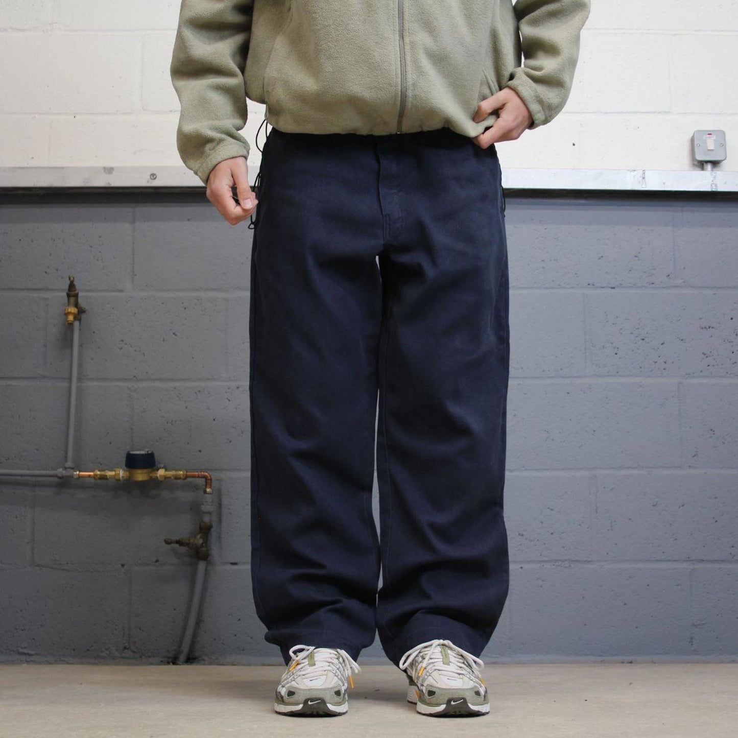 00s Dickies 874 skate pants W40L32 navy 90s skater twill chino style workwear pants