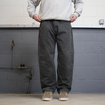 Y2k Levis 505 jeans straight leg grey Casual style 5 pocket 100% cotton pants