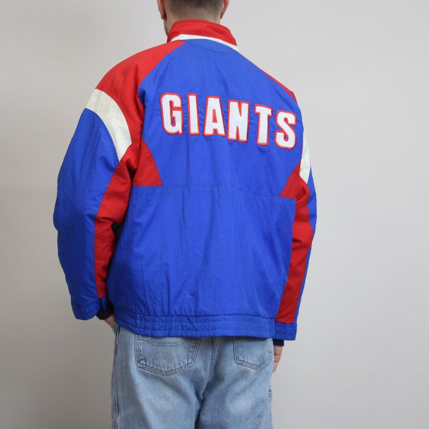 New York Giants NFL Windbreaker jacket L full zip embroidered design windbreaker