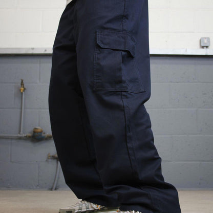 Baggy Dickies cargo trousers W40L30 navy chino style skater cargo pants
