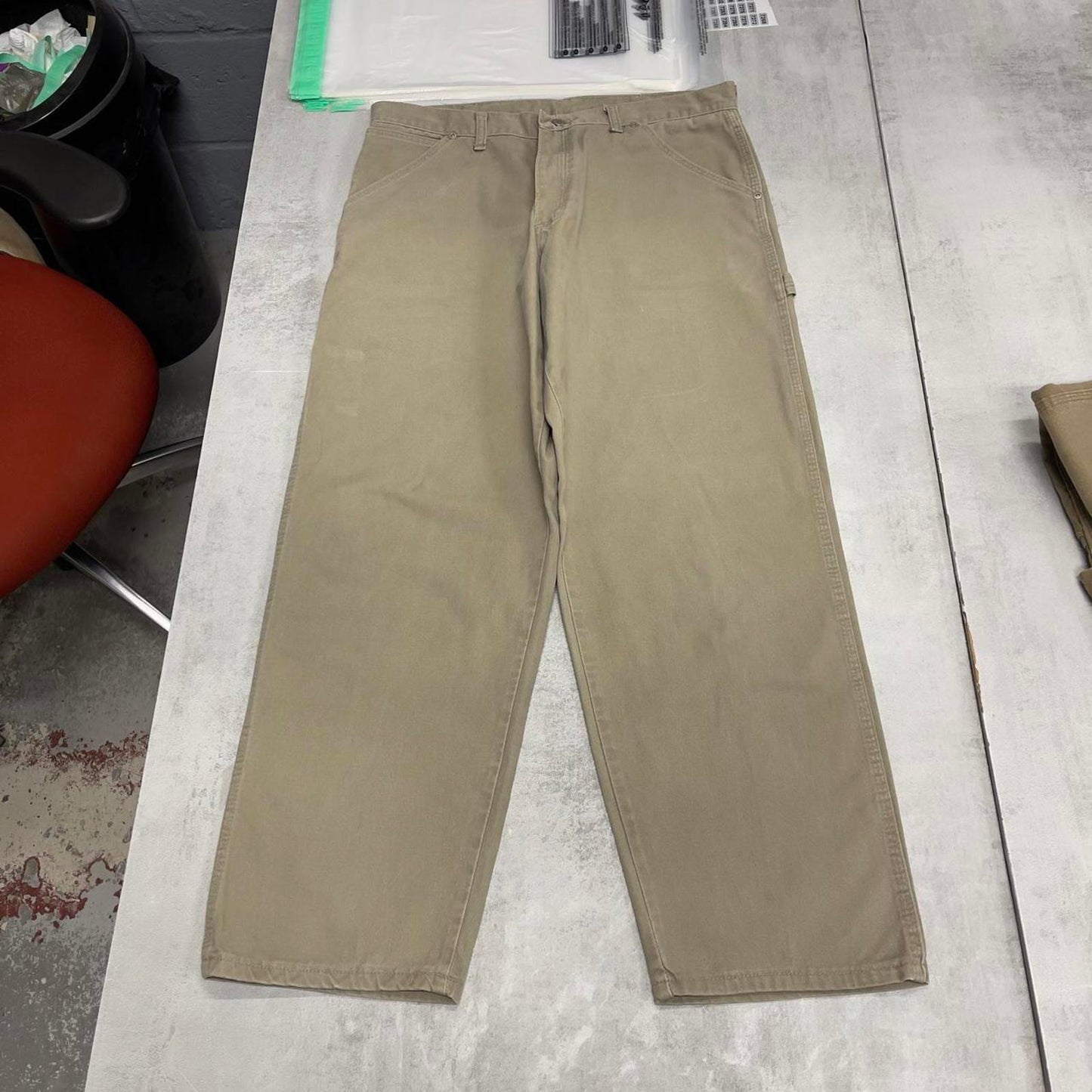 Mens Wrangler baggy carpenter jeans W34 L30