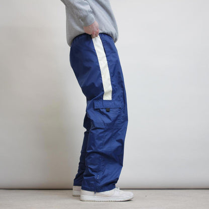 Blue Nike tracksuit bottoms XL (18-20)