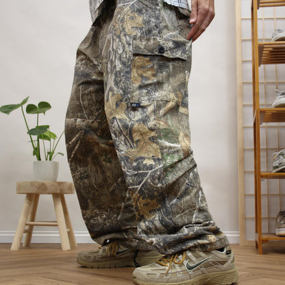 Y2K Realtree camo cargo pants Scent Blocker loose fit camouflage utility combat hunting trousers