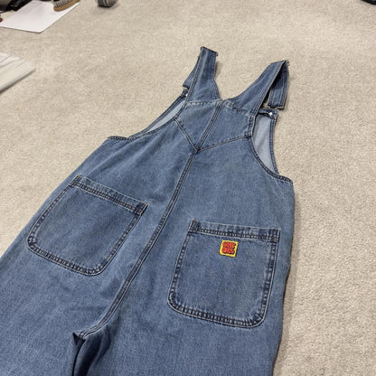 Empyre baggy dungarees y2k denim overalls blue Vintage workwear bib & brace utility