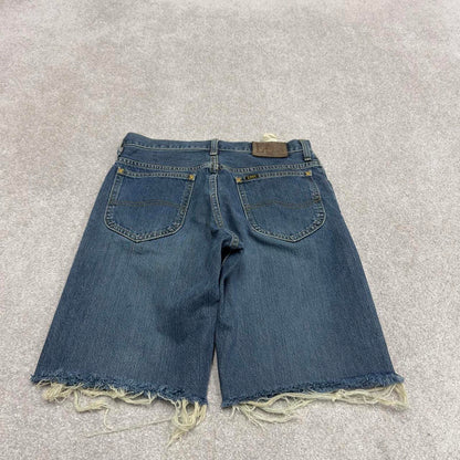 Y2k Lee jorts skater style blue Denim summer festival jean shorts