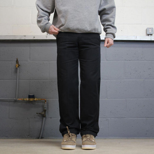 Y2K Dickies work pants black Slim straight chino style skate trousers