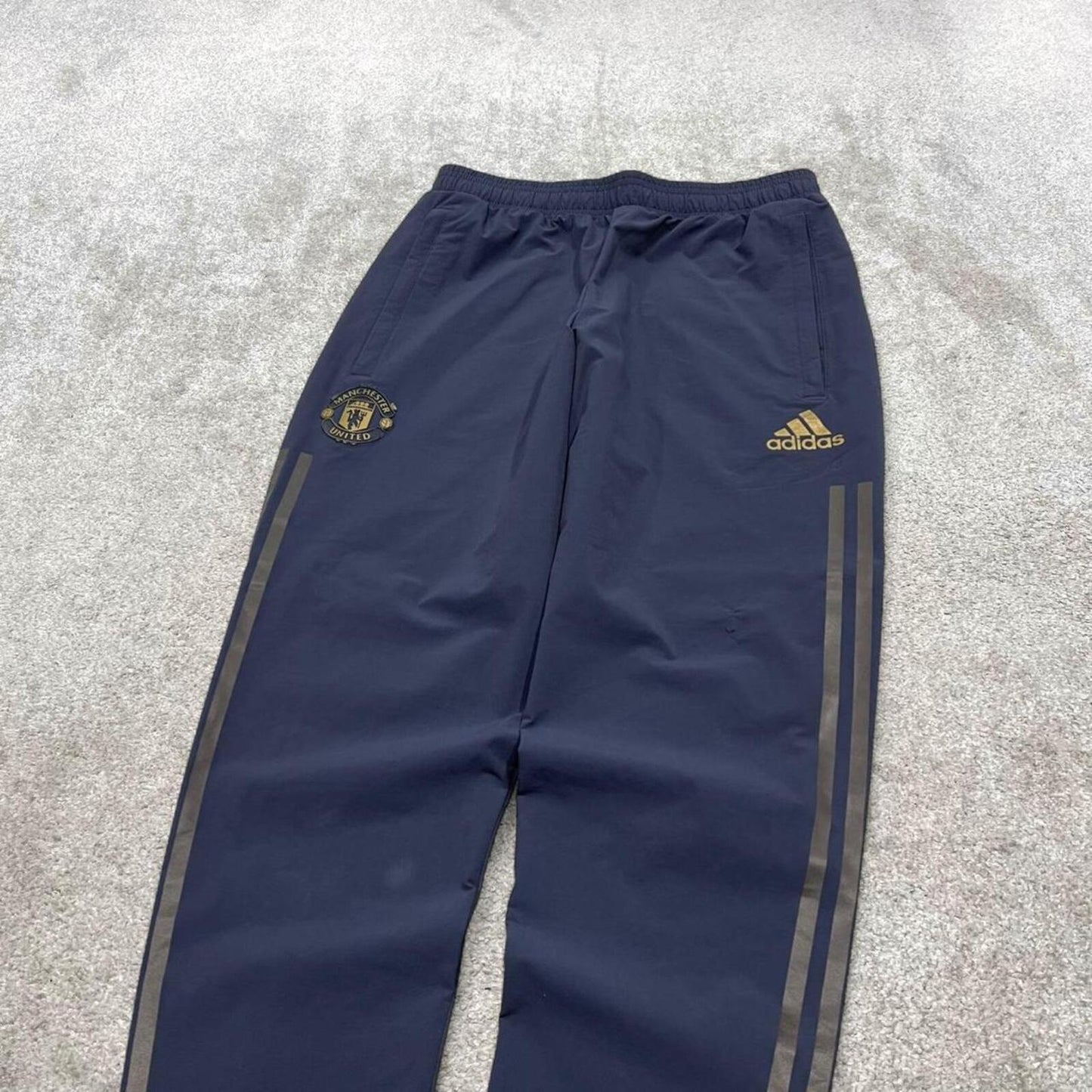 Y2k Adidas tracksuit bottoms black