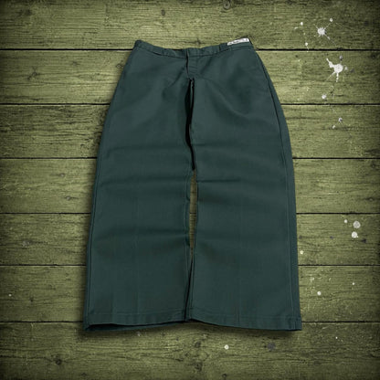 Dickies 874 work pants y2k green Original fit loose chino skater style trousers