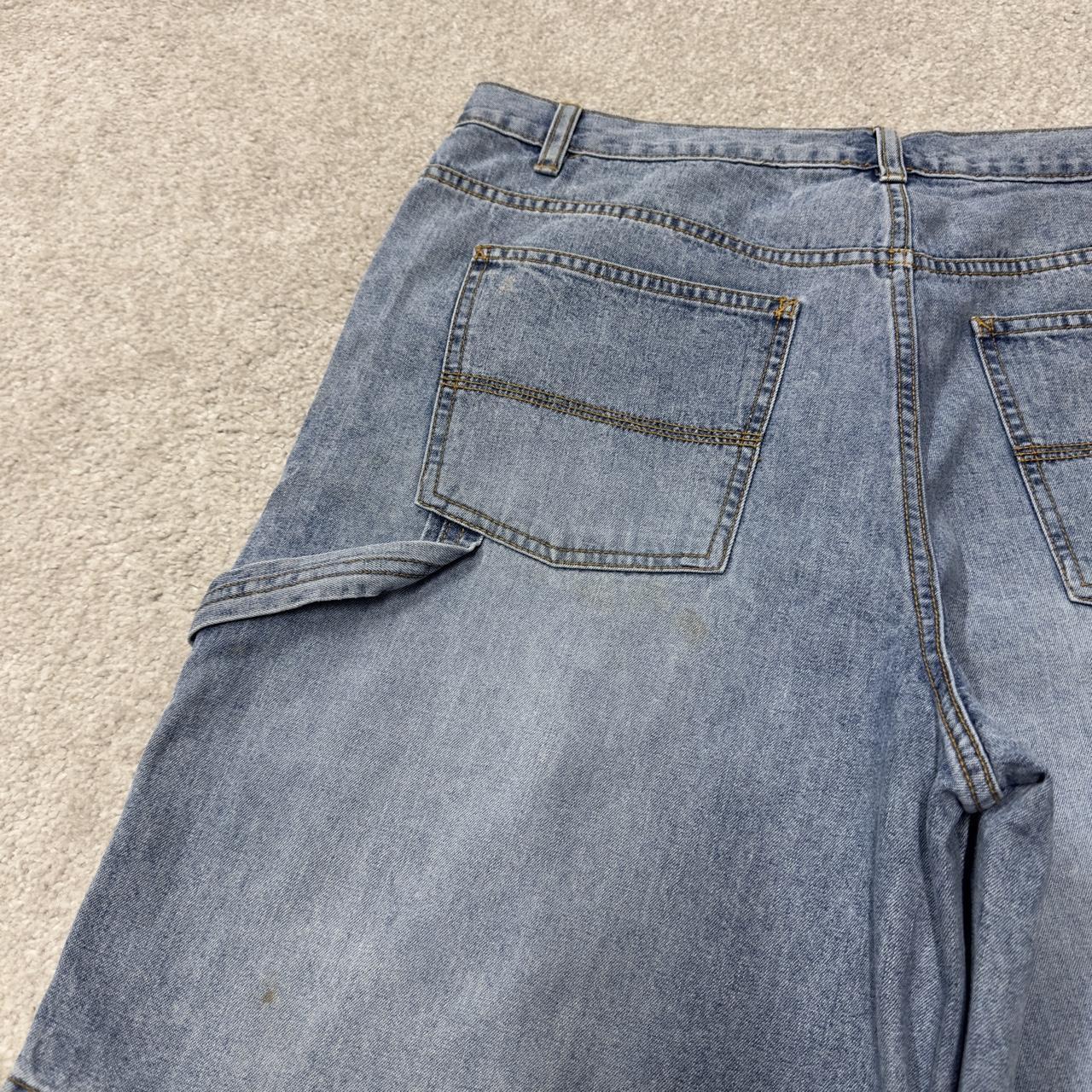 Falls creek denim carpenter shorts Y2K blue Loose fit skater surf cargo shorts