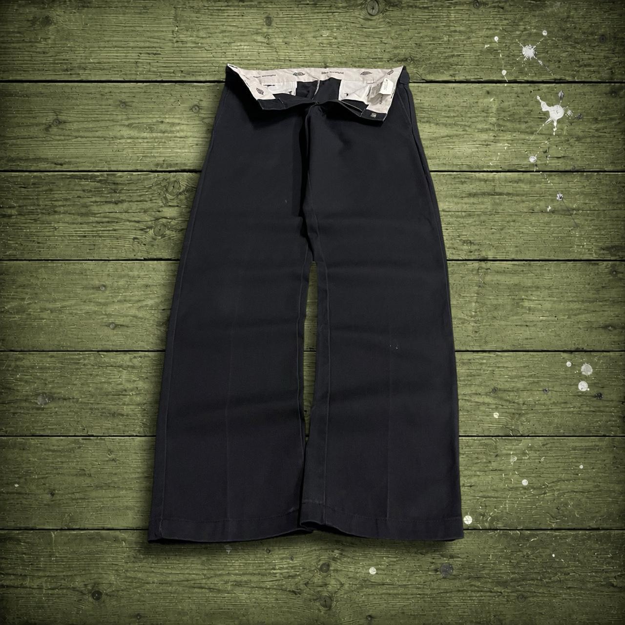 Dickies chino pants black slim fit W30L34 Chino style skate work trousers