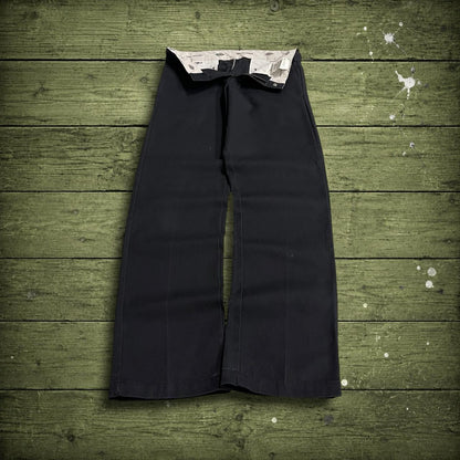 Dickies chino pants black slim fit W30L34 Chino style skate work trousers