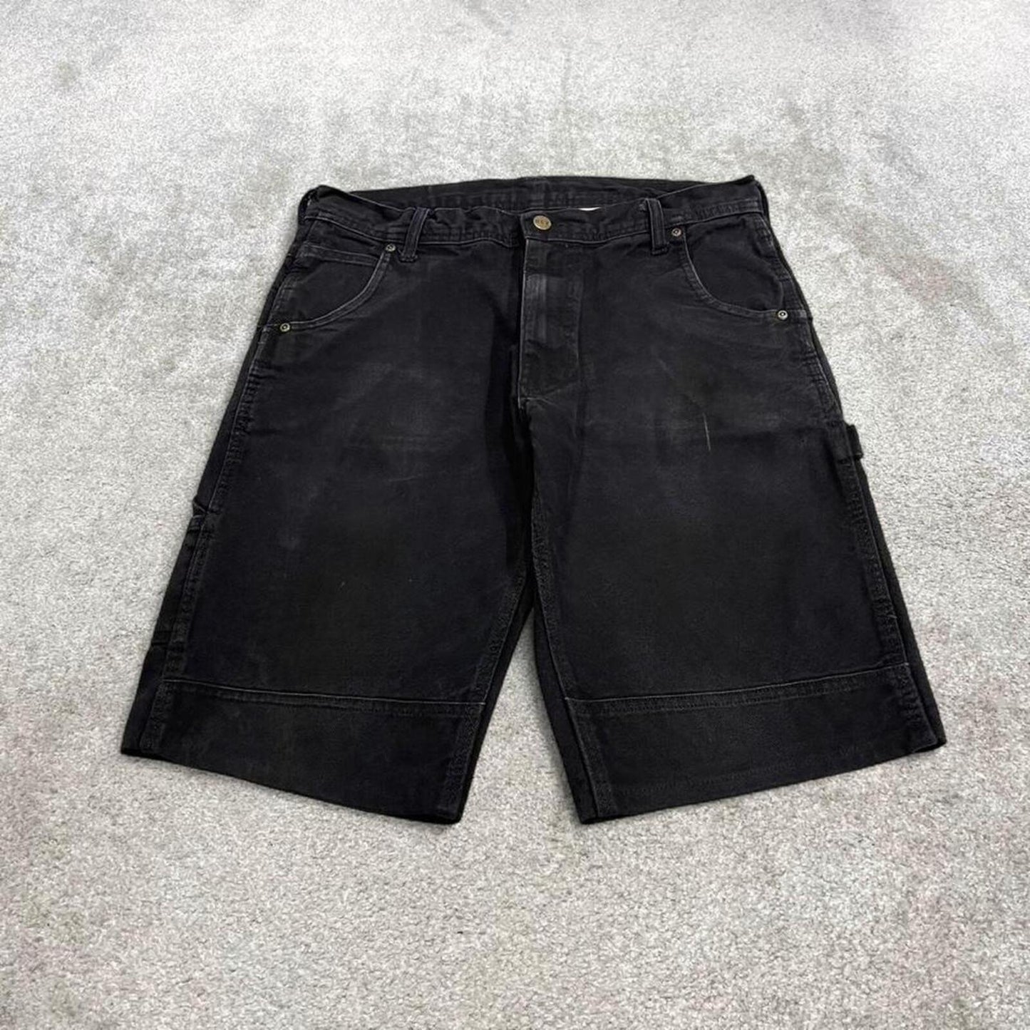 Key denim carpenter shorts cargo blue Loose summer festival jean shorts