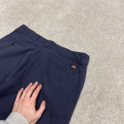 Y2K Dickies 874 work pants faded navy Loose flex chino style skate trousers