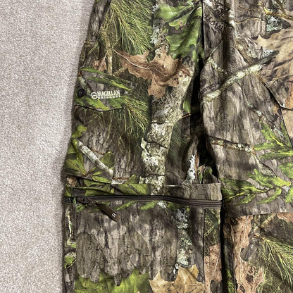 Mossy Oak convertible camo cargo pants shorts S green Magellan lightweight hiking zip off legs