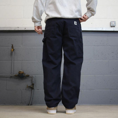 Carhartt carpenter jeans navy W34L28 90s skater style canvas cargos