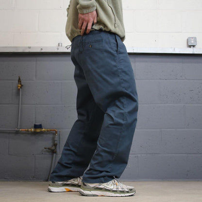 Vintage Y2k Dickies work pants navy Loose fit flex chino style skate trousers