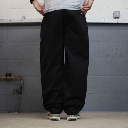 Dickies chino work pants black Loose leg twill chunk style skate trousers