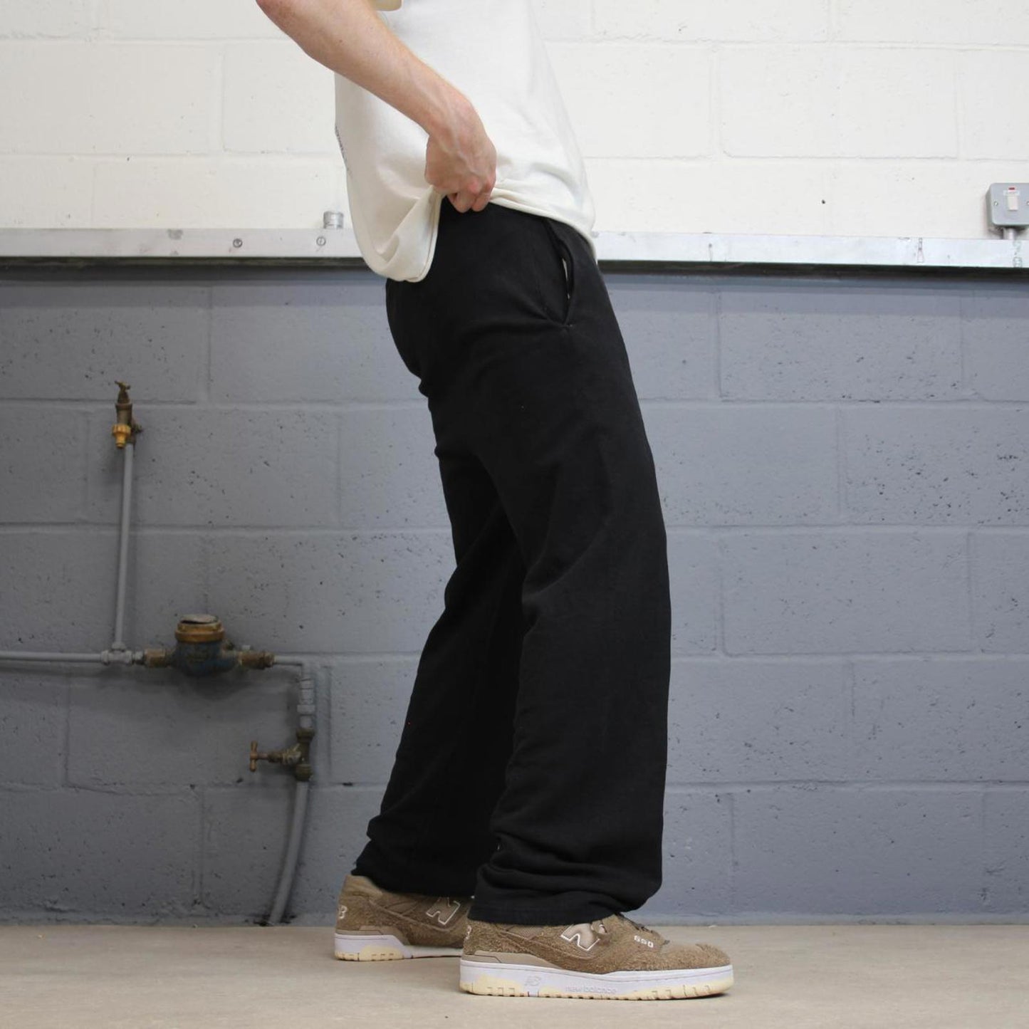 Y2k black Champion joggers S