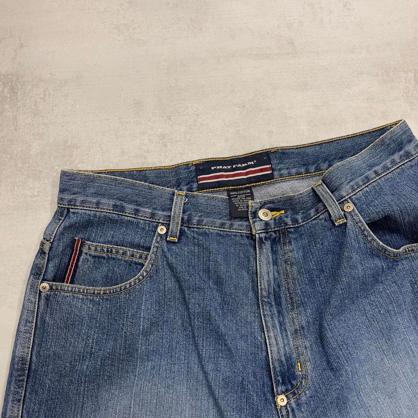 Blue Phat Farm jean shorts W34
