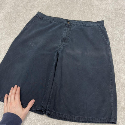 Y2k Dickies carpenter shorts black W38 Canvasy style skater shorts loose leg festival shorts