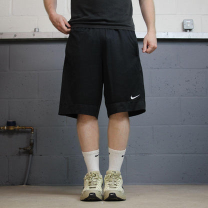 Nike basketball styles sports shorts y2k black Long leg comfy floaty summer gym shorts