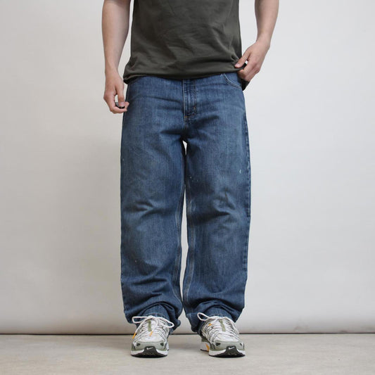 Mens Carhartt jeans W38 L32 blue loose 90s style skater work jeans